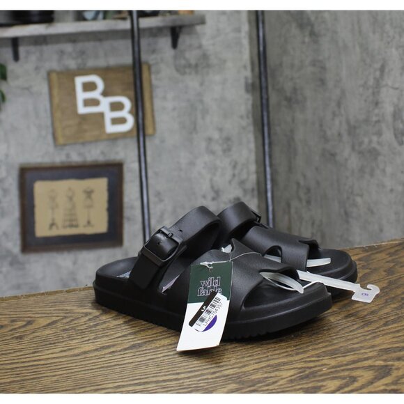 NWT Wild Fable Womens Maysen Footbed Sandals 92235195 Black 6M - Picture 5 of 10